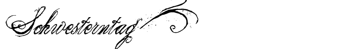 the King & Queen font