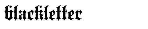 Blackletter ExtraBold