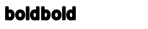 boldbold