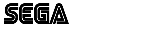 SEGA LOGO FONT