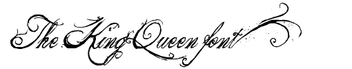 the King & Queen font